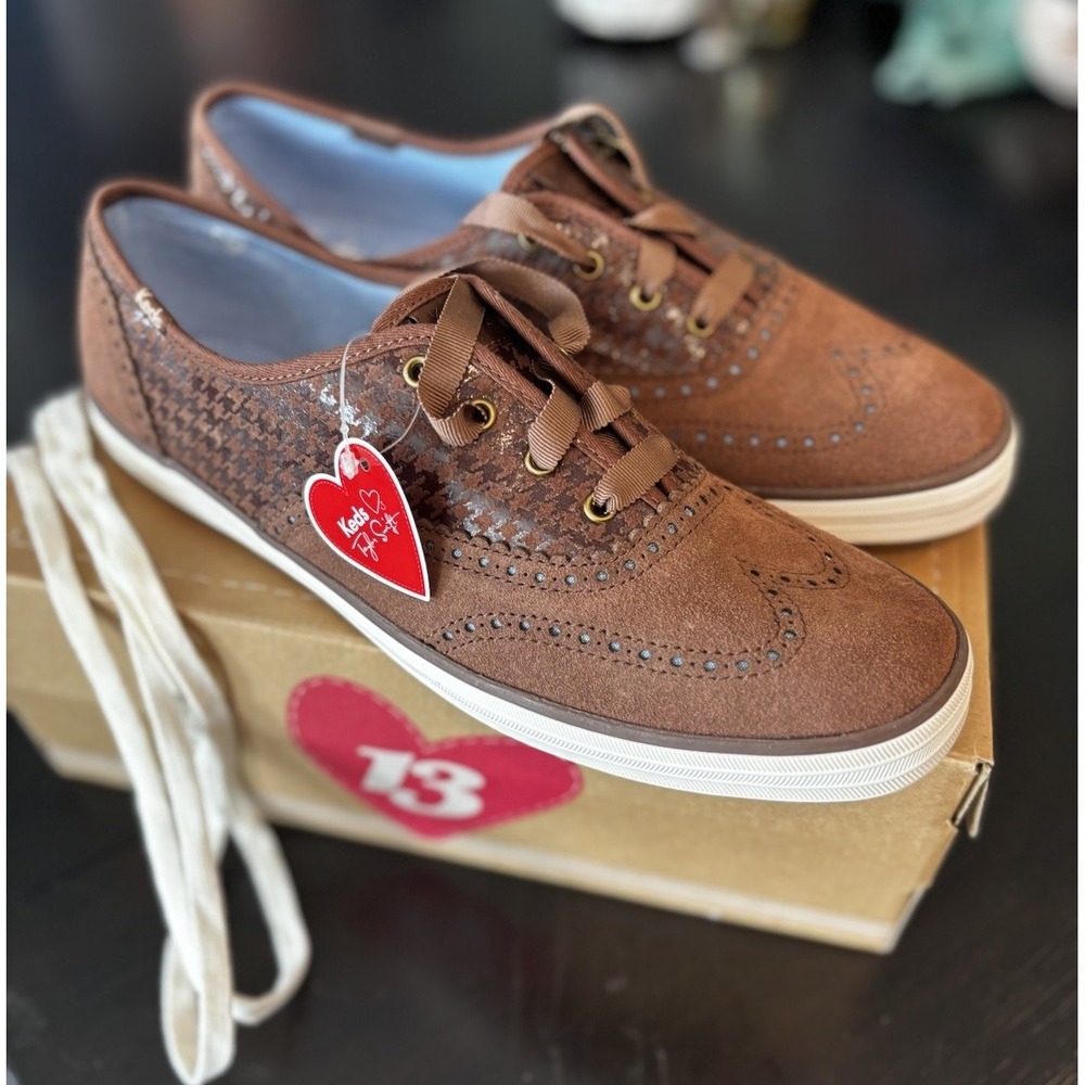 NWT Keds X Taylor Swift Brogue Herringbone 10M Limited Edition Swiftie Merch
